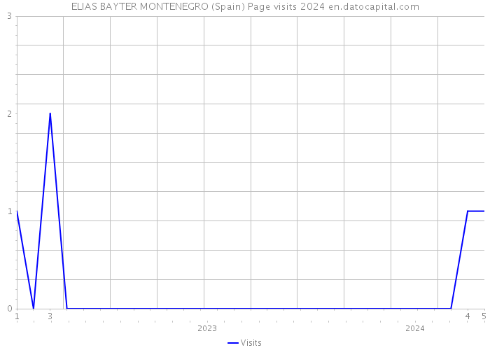 ELIAS BAYTER MONTENEGRO (Spain) Page visits 2024 