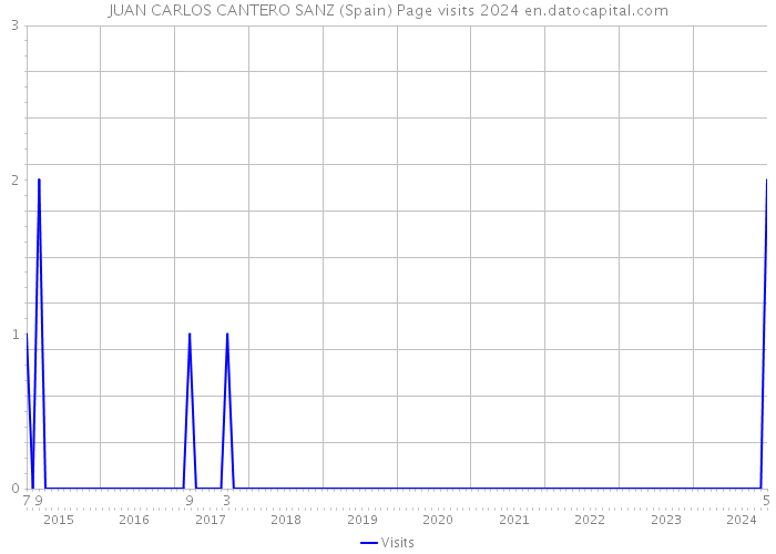 JUAN CARLOS CANTERO SANZ (Spain) Page visits 2024 