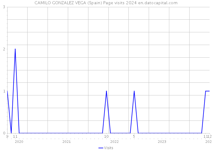 CAMILO GONZALEZ VEGA (Spain) Page visits 2024 