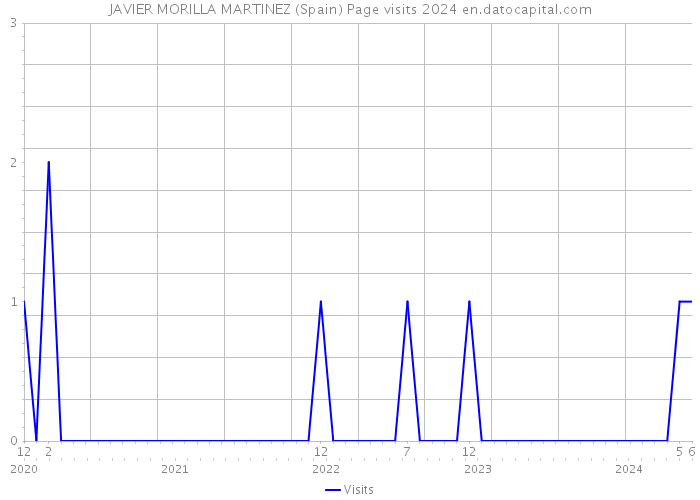 JAVIER MORILLA MARTINEZ (Spain) Page visits 2024 