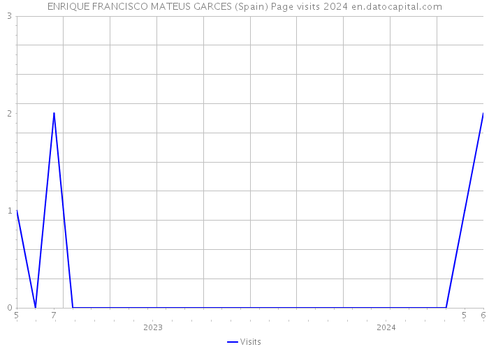 ENRIQUE FRANCISCO MATEUS GARCES (Spain) Page visits 2024 