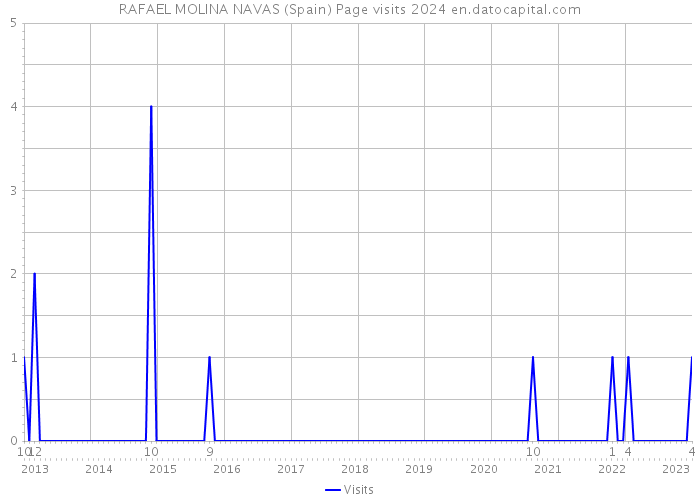 RAFAEL MOLINA NAVAS (Spain) Page visits 2024 