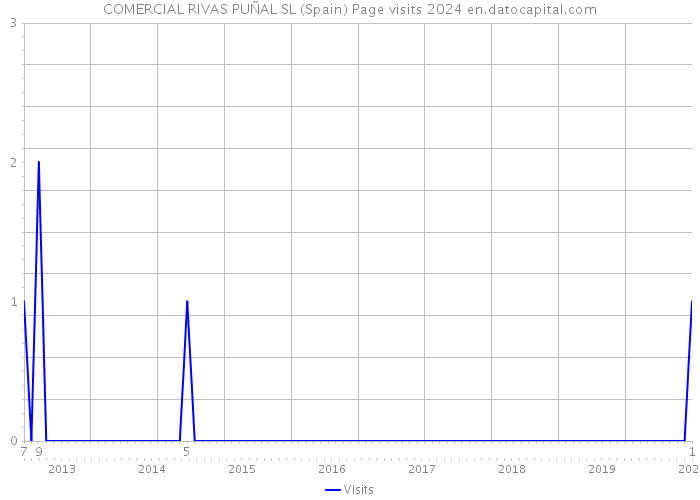 COMERCIAL RIVAS PUÑAL SL (Spain) Page visits 2024 