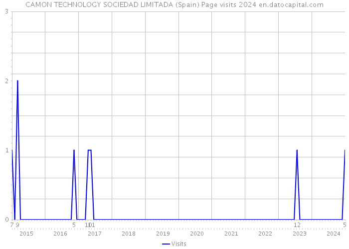 CAMON TECHNOLOGY SOCIEDAD LIMITADA (Spain) Page visits 2024 
