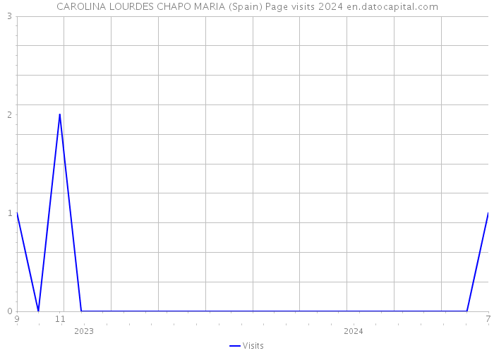 CAROLINA LOURDES CHAPO MARIA (Spain) Page visits 2024 