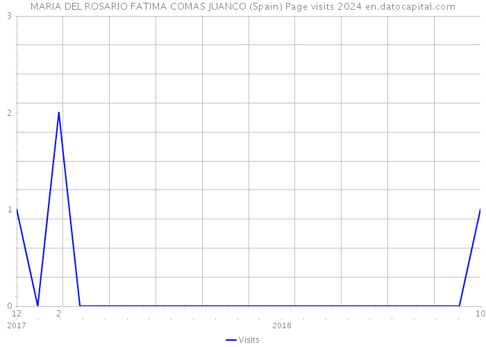 MARIA DEL ROSARIO FATIMA COMAS JUANCO (Spain) Page visits 2024 