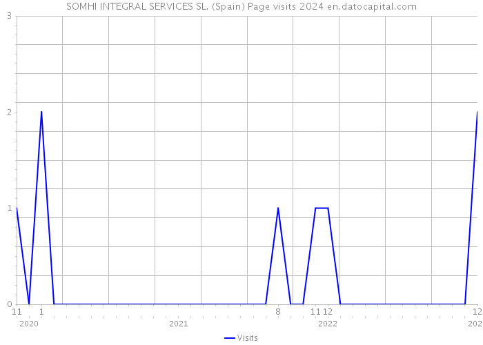 SOMHI INTEGRAL SERVICES SL. (Spain) Page visits 2024 