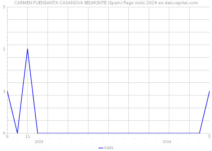 CARMEN FUENSANTA CASANOVA BELMONTE (Spain) Page visits 2024 