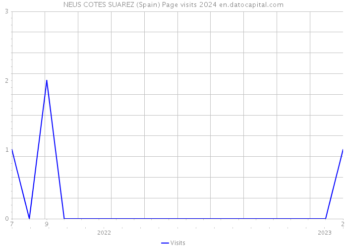 NEUS COTES SUAREZ (Spain) Page visits 2024 