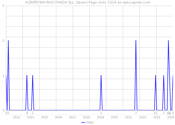 AGRIPEYMA RINCONADA SLL. (Spain) Page visits 2024 