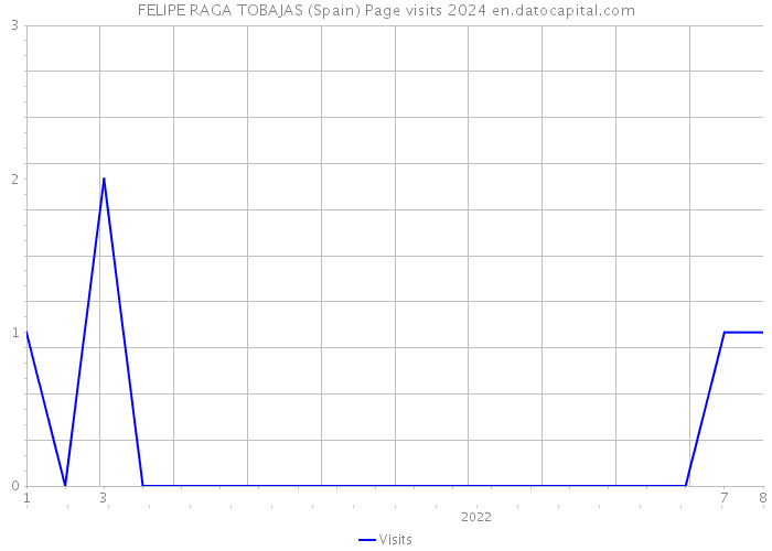 FELIPE RAGA TOBAJAS (Spain) Page visits 2024 