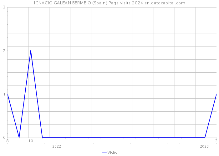 IGNACIO GALEAN BERMEJO (Spain) Page visits 2024 