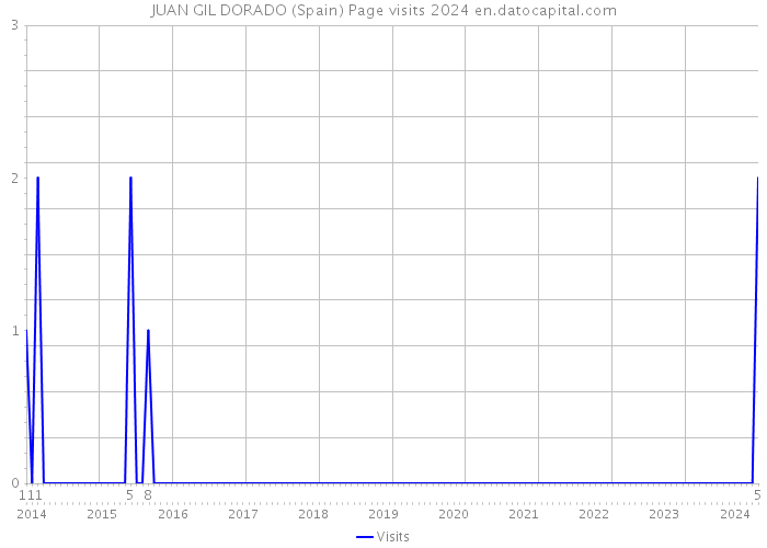 JUAN GIL DORADO (Spain) Page visits 2024 
