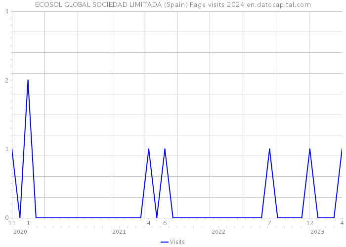 ECOSOL GLOBAL SOCIEDAD LIMITADA (Spain) Page visits 2024 