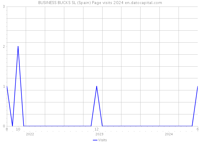 BUSINESS BUCKS SL (Spain) Page visits 2024 