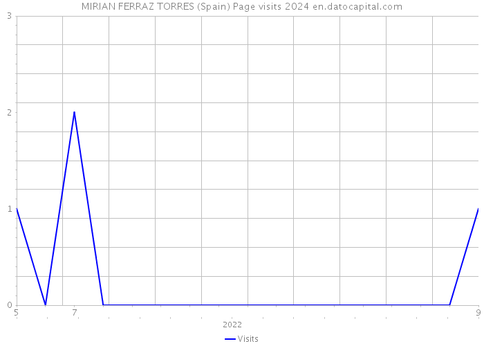 MIRIAN FERRAZ TORRES (Spain) Page visits 2024 
