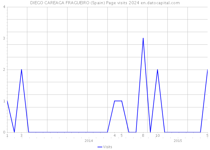 DIEGO CAREAGA FRAGUEIRO (Spain) Page visits 2024 