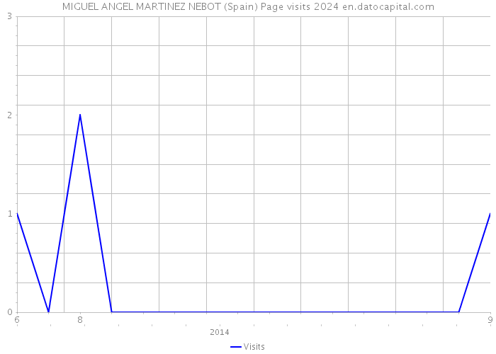 MIGUEL ANGEL MARTINEZ NEBOT (Spain) Page visits 2024 
