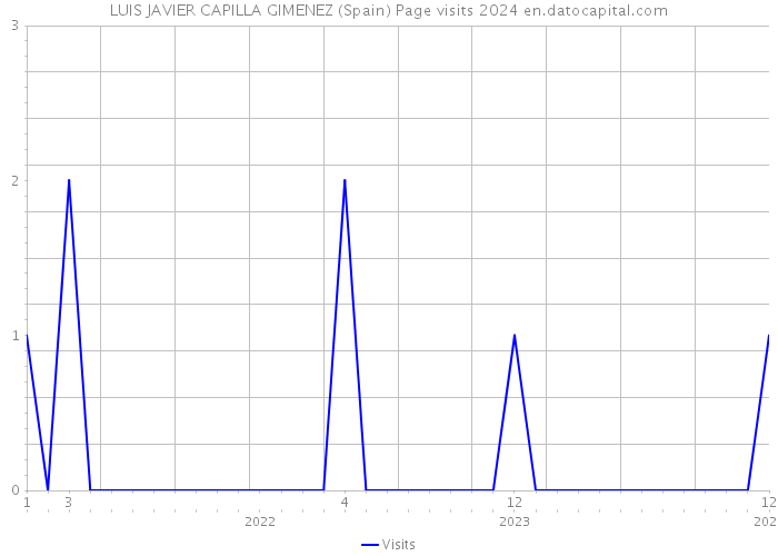 LUIS JAVIER CAPILLA GIMENEZ (Spain) Page visits 2024 