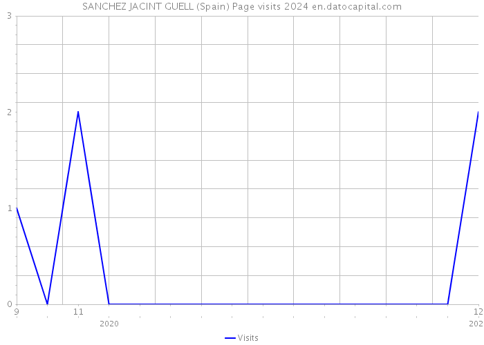 SANCHEZ JACINT GUELL (Spain) Page visits 2024 