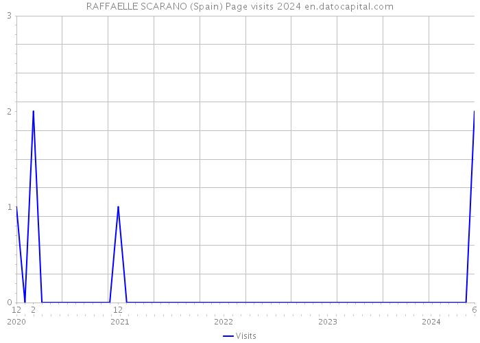 RAFFAELLE SCARANO (Spain) Page visits 2024 