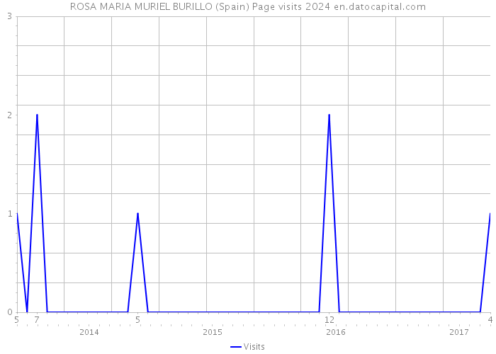 ROSA MARIA MURIEL BURILLO (Spain) Page visits 2024 