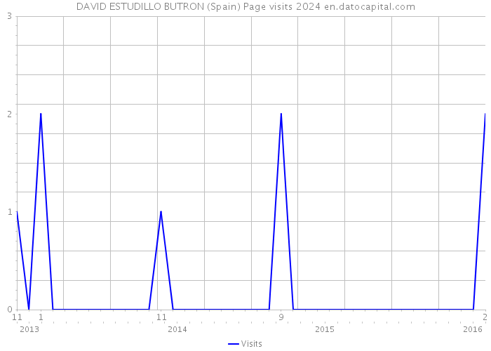 DAVID ESTUDILLO BUTRON (Spain) Page visits 2024 
