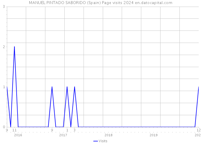 MANUEL PINTADO SABORIDO (Spain) Page visits 2024 