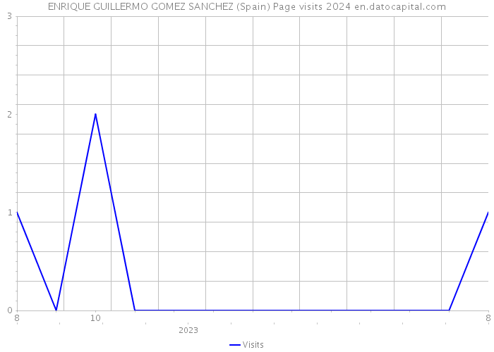 ENRIQUE GUILLERMO GOMEZ SANCHEZ (Spain) Page visits 2024 