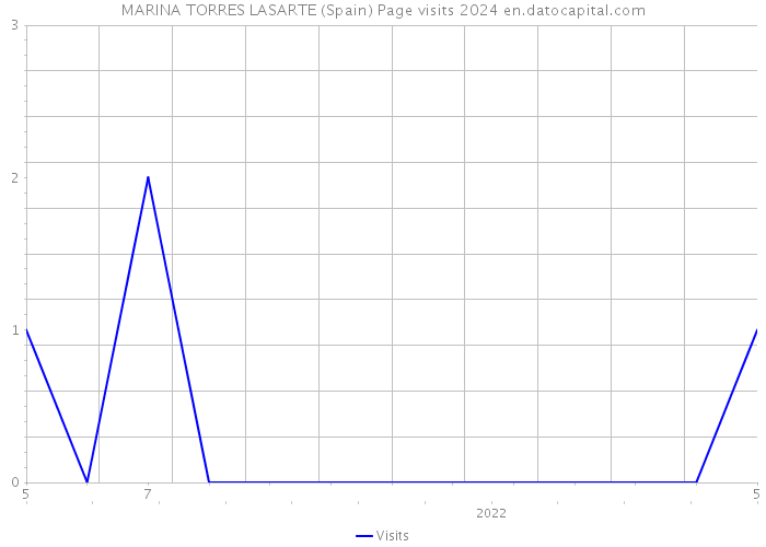 MARINA TORRES LASARTE (Spain) Page visits 2024 