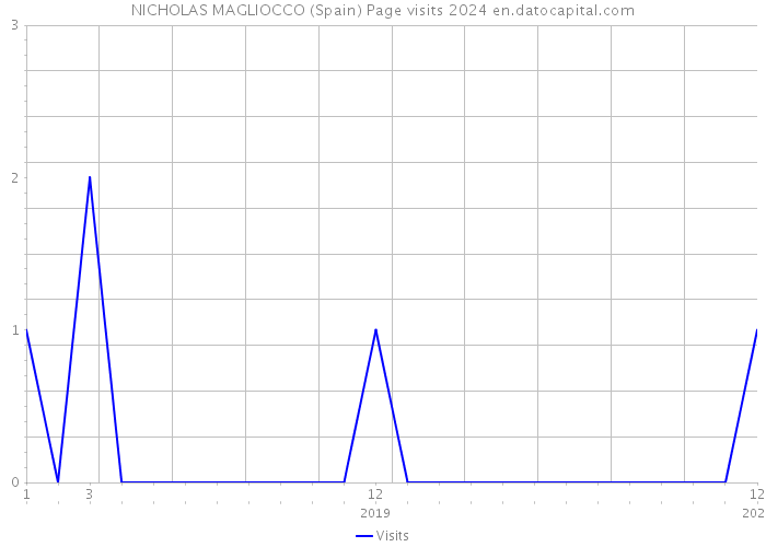 NICHOLAS MAGLIOCCO (Spain) Page visits 2024 