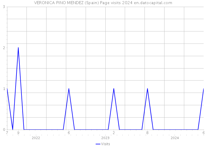 VERONICA PINO MENDEZ (Spain) Page visits 2024 