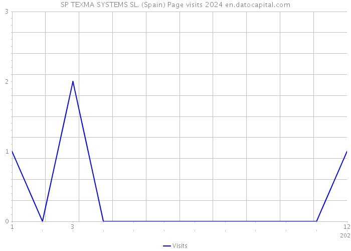 SP TEXMA SYSTEMS SL. (Spain) Page visits 2024 