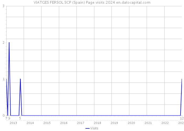 VIATGES FERSOL SCP (Spain) Page visits 2024 