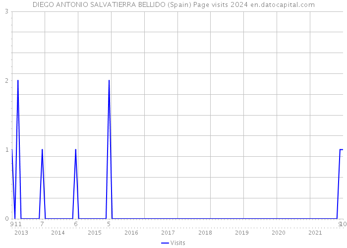 DIEGO ANTONIO SALVATIERRA BELLIDO (Spain) Page visits 2024 