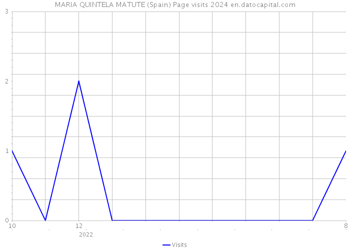 MARIA QUINTELA MATUTE (Spain) Page visits 2024 