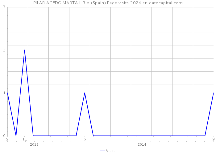 PILAR ACEDO MARTA LIRIA (Spain) Page visits 2024 