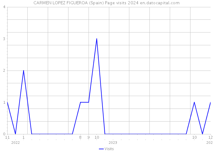 CARMEN LOPEZ FIGUEROA (Spain) Page visits 2024 
