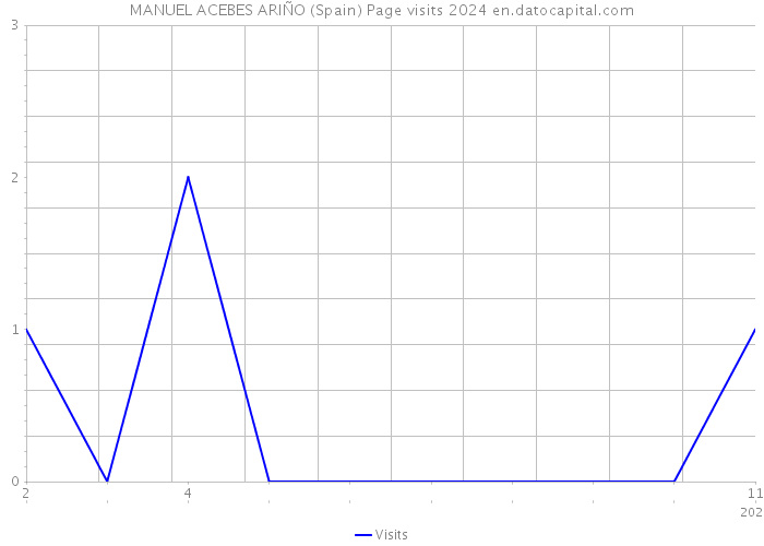 MANUEL ACEBES ARIÑO (Spain) Page visits 2024 
