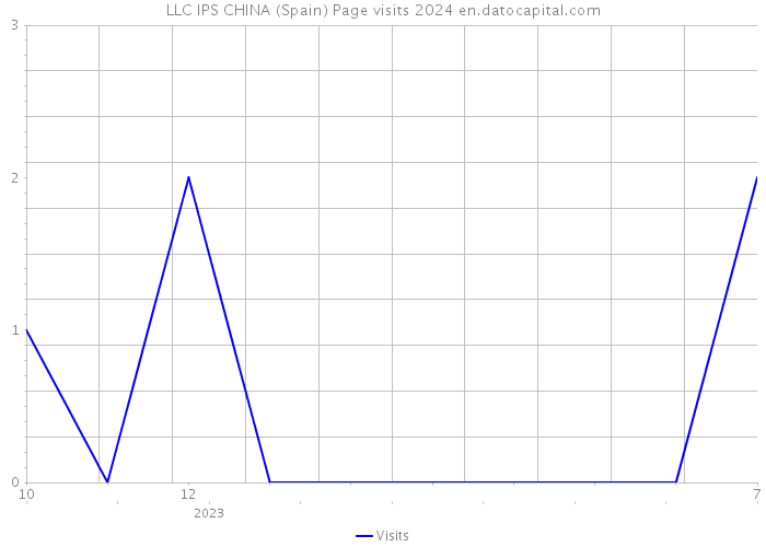 LLC IPS CHINA (Spain) Page visits 2024 
