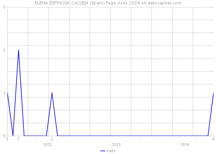 ELENA ESPINOSA CALLEJA (Spain) Page visits 2024 