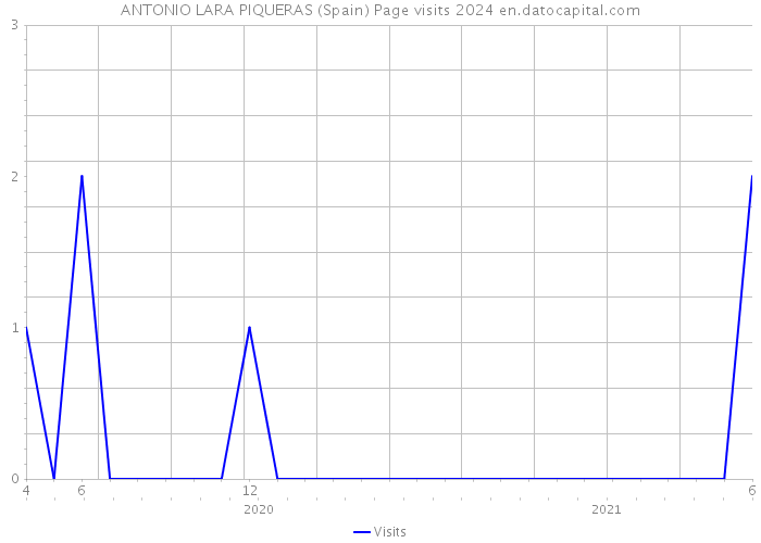ANTONIO LARA PIQUERAS (Spain) Page visits 2024 