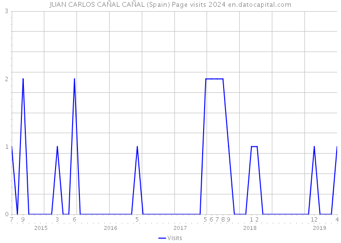 JUAN CARLOS CAÑAL CAÑAL (Spain) Page visits 2024 