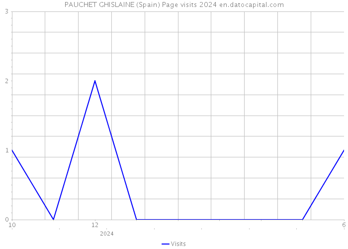 PAUCHET GHISLAINE (Spain) Page visits 2024 