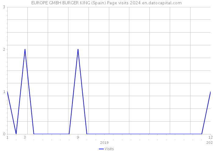 EUROPE GMBH BURGER KING (Spain) Page visits 2024 