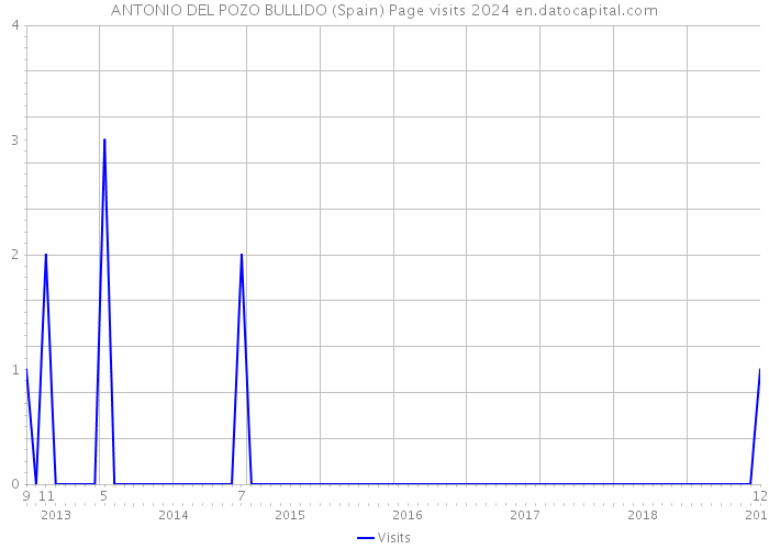 ANTONIO DEL POZO BULLIDO (Spain) Page visits 2024 