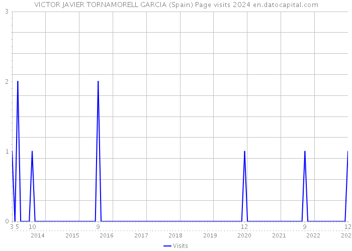 VICTOR JAVIER TORNAMORELL GARCIA (Spain) Page visits 2024 