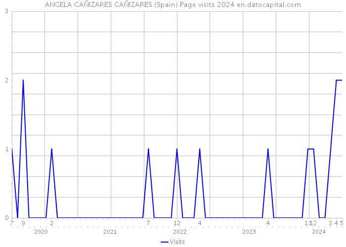ANGELA CAÑIZARES CAÑIZARES (Spain) Page visits 2024 