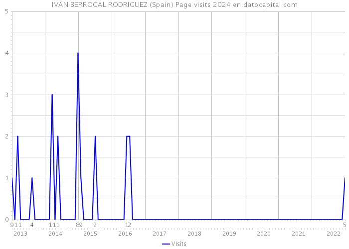 IVAN BERROCAL RODRIGUEZ (Spain) Page visits 2024 