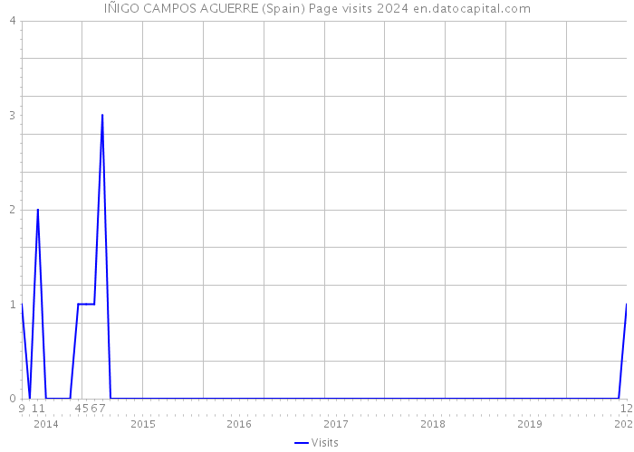 IÑIGO CAMPOS AGUERRE (Spain) Page visits 2024 